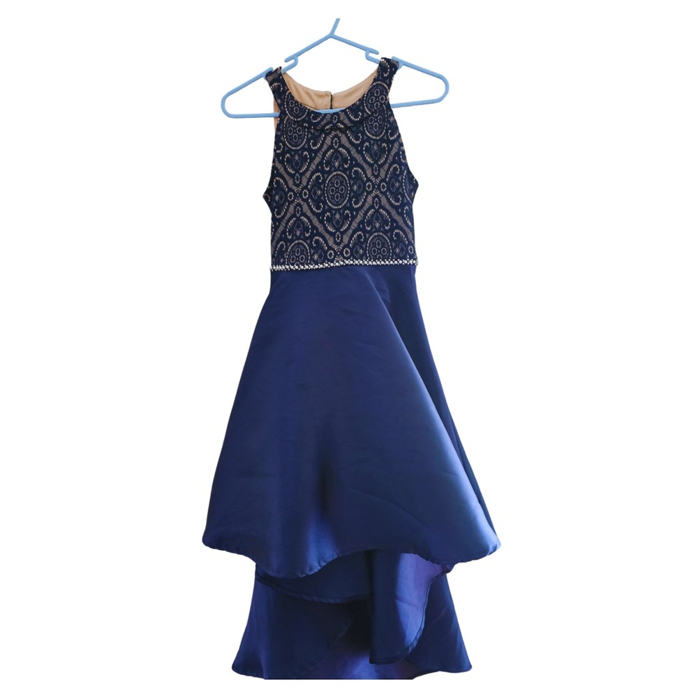 HIGH LOW BLUE DRESS